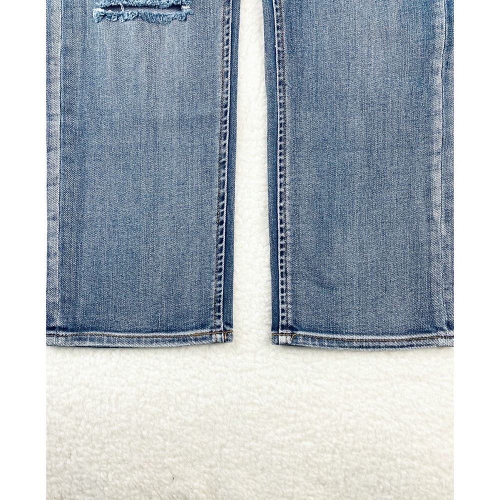 (NWOT) SERRA RETREAT • El Sol Light Wash Straight Leg Jeans, 6 - Picture 6 of 13
